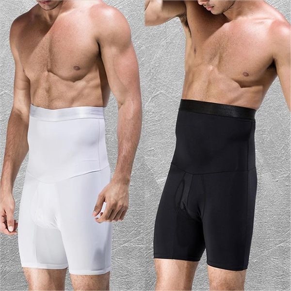 

2019 new mens compression shorts line short tights skinny bodybuilding breathable mans bottom fitness shorts, White;black