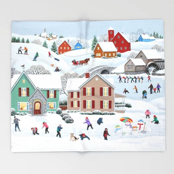 

once upon a winter blanket 3d flannel christmas blanket for bed fleece throw funny plush bedspreads wholesale
