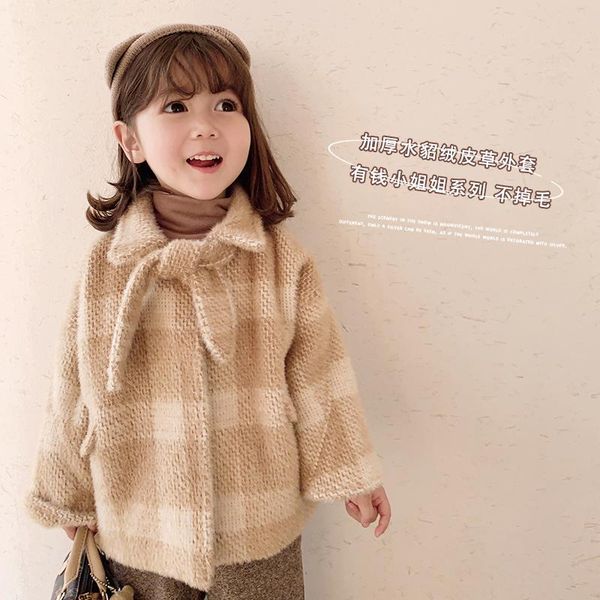 

сладкая девочка вязаная кардиган пальто зимняя одежда детская куртка сыпучие акциях, и младенца золота бархатной ткани верхняя одежда со шну, Blue;gray