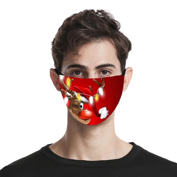 

xmas украшения пыле моющийся маска рождественский подарок маска новый год украшения 2021 с рождеством печати рождество маска wmthcq mywjqq