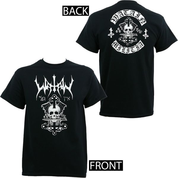

fashion and woman tees custom any logo size death's head militia black metal custom printing sweatshirt hoodie t shirt