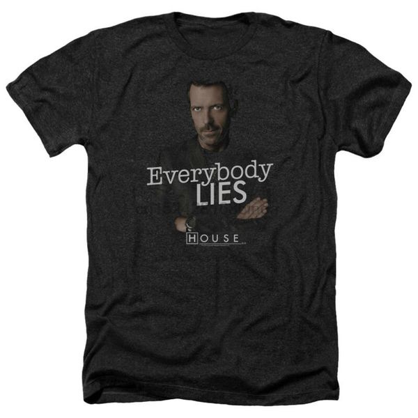 

house tv show dr house quote everybody lies licensed heather all sizes hoodie designers t shirts sweatshirt