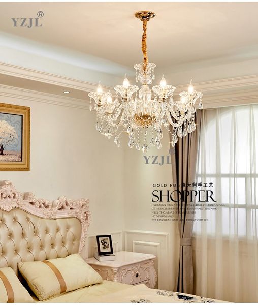 

европейская люстра гостиный зал лампа роскошные атмосферные простые европейская спальня столовой лампа хрустальной люстра роскошь света ламы