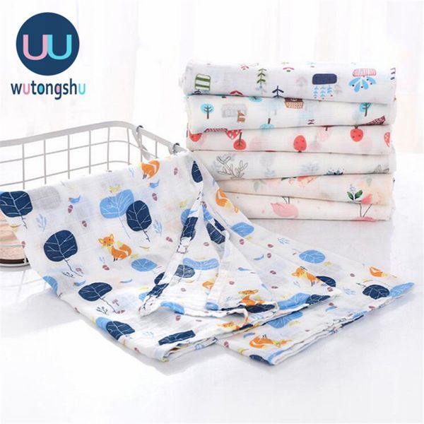 

baby blankets muslin swaddle newborn organic cotton baby bath manta bebe infant wrap sleepsack stroller cover milestone blanket lj201014