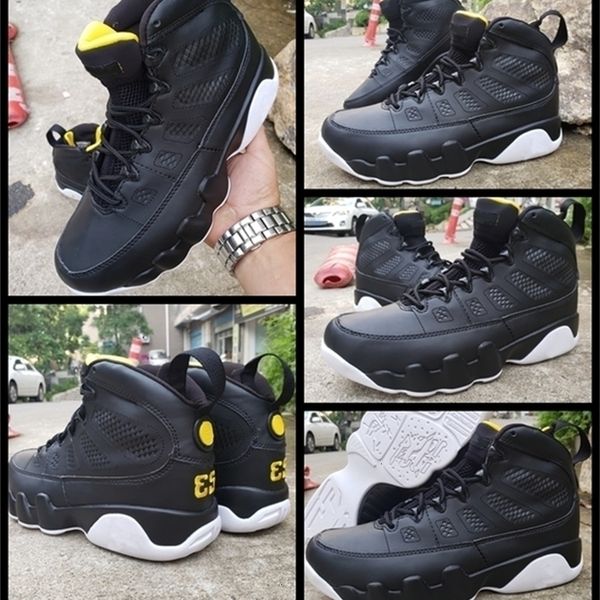 

new 9 black yellow mens 2019 basketball shoes sports 9s sneakers trainers baskets jumpman outdoor athletics des chaussures schuhe zapatos x6