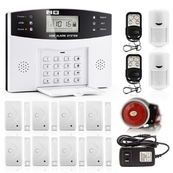 

yobangsecurity 30a gsm sms home burglar security alarm system english russian spanish cezch italian voice wireless alarm kit1