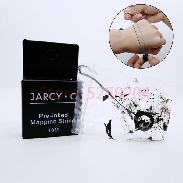

10m microblading mapping string pre-inked eyebrow marker thread tattoo brows point line tool eyebrow pencil marking line