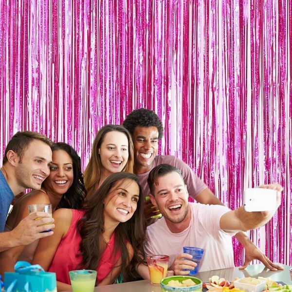 

party decoration flash line shiny tassel string door curtain backdrop for parties birthday wedding decorations metallic tinsel props1