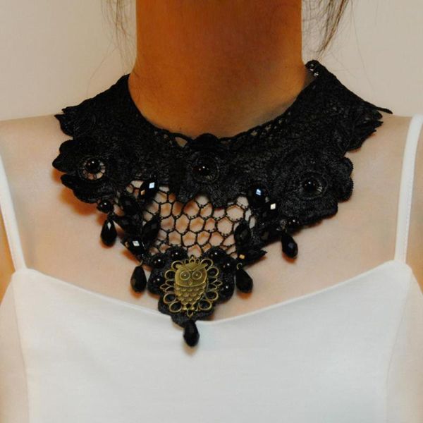 

vintage choker necklace for women gothic jewelry & pendant accessories collar statement chokers, Golden;silver
