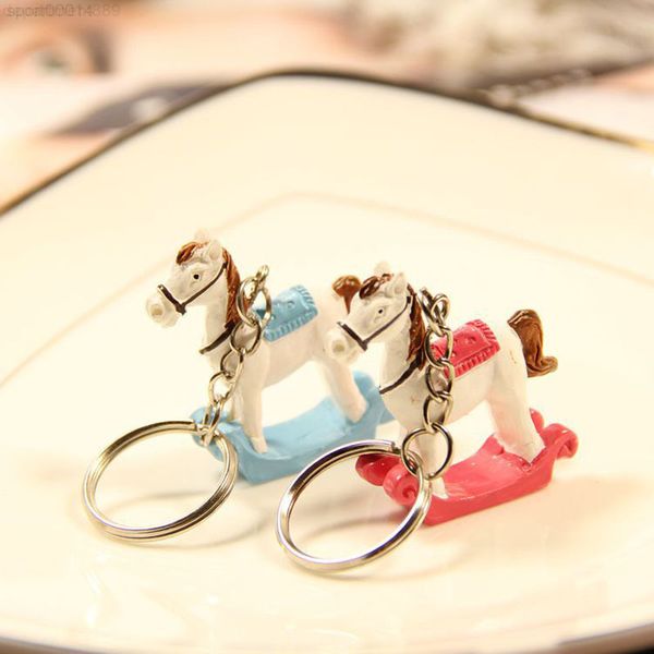 

rocking horse keychain for baby born gifts giveaways wedding favor guest key chain keyring shower za4327