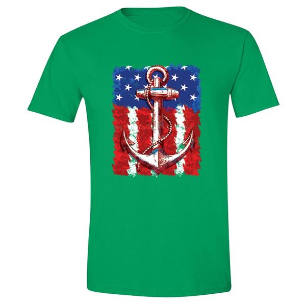 

anchor usa flag t-shirt american sail navy marine naval military tshirt green(1) sport hooded sweatshirt hoodie