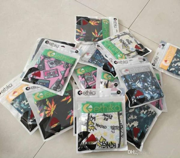 

new products on the market popular shorts popular printing ethika sports casual men's underwear random mixed exclusive packaging 7861, White;black