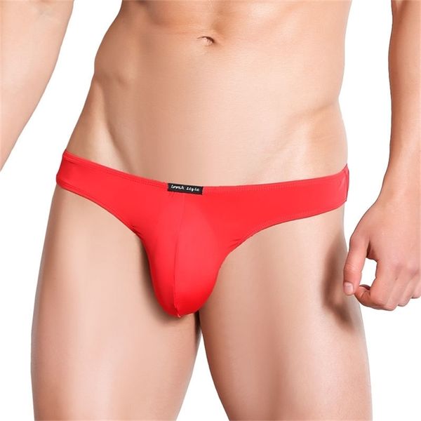 Ropa interior hombre biancheria intima maschile ad asciugatura rapida seta del ghiaccio mezza anca slip da uomo cueca masculina biancheria intima da uomo slip hombre sospensorio 201112