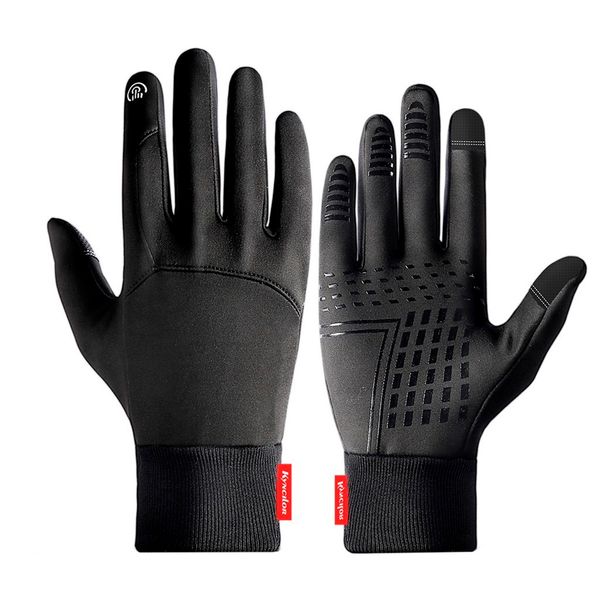 

2020 women men black winter windproof driving cycling skiing gloves keep hand warm mittens guantes ciclismo hombre, Blue;gray