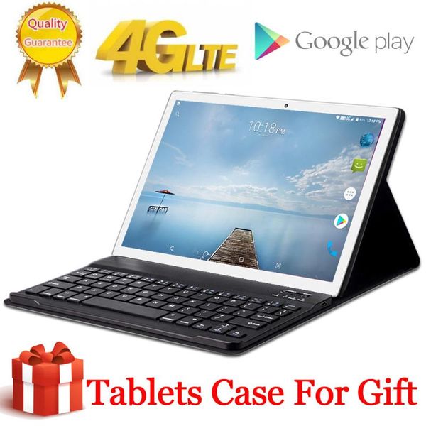 

tablet pc gift case cover 4g lte 10.1 inch 2.5d 10 deca core mtk6797 8gb ram 128gb 256gb rom 1920*1200 android 8.0