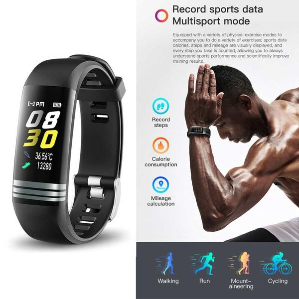 

men women teens activity satch sleep monitor heart rate 4.0 calories wristband smart bracelet alarm clock