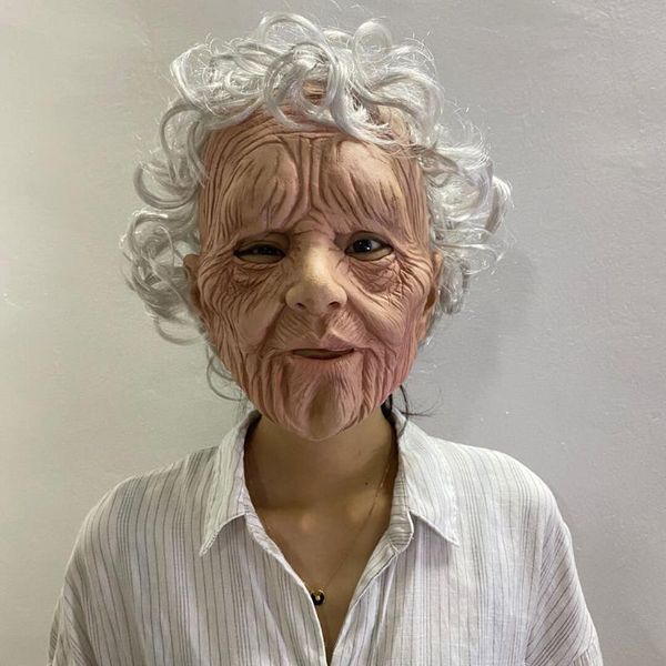 

party masks compuda halloween holiday funny mask supersoft old man adult