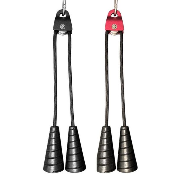 

biceps triceps drawstring dual grip rope pull down cable training gym attachment 53cd