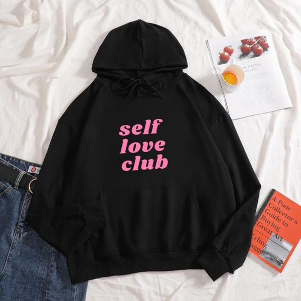 

fashion harajuku letter hoodie simple cotton sweatshirt pocket oversized hoodie pullover korean streetwear women jumper clothes1, Black
