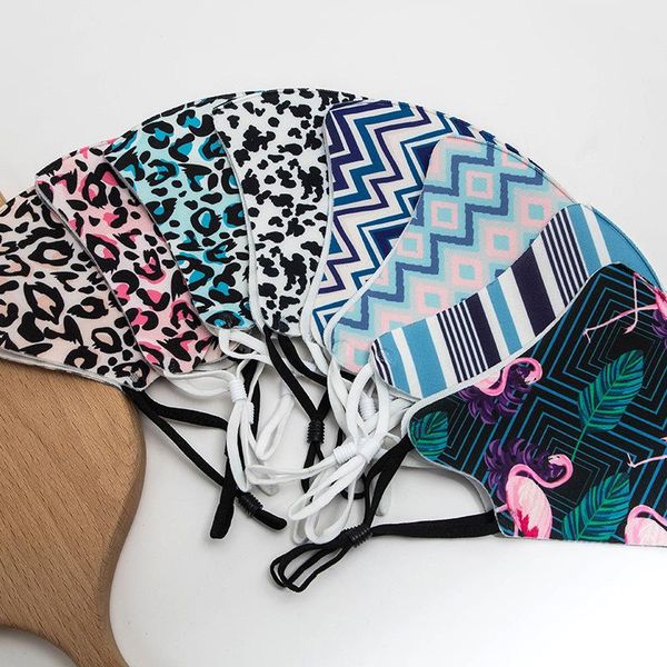 

adjustable mouth mask colorful printings respirator ventilations cloth face masks good looking comfortable prettys leopard print