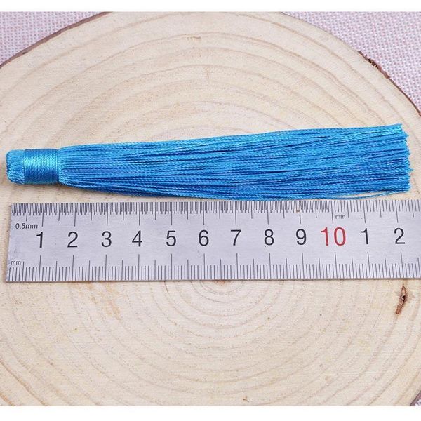 

12pcs 12cm mixed cotton silk tassels satin tassels craft tassels fringe for curtain for diy jewelry making findings materials h jllids