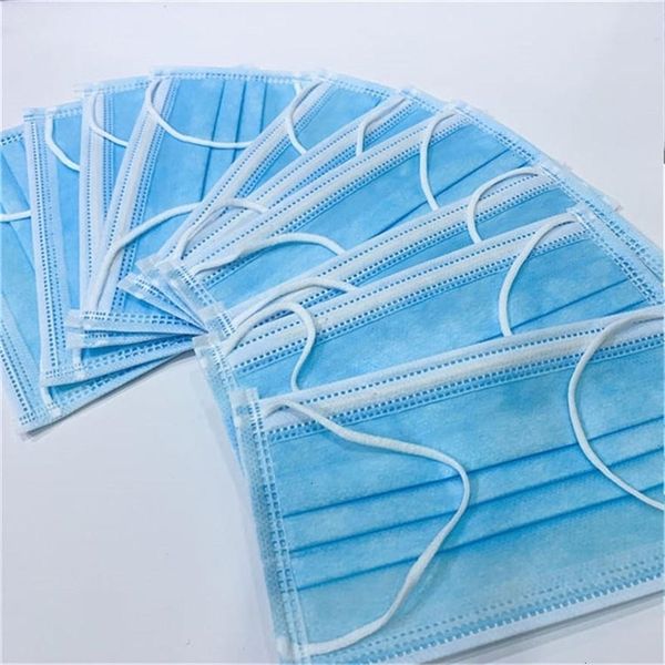 

fa layer hvfgq kids 3-ply soft disposable mouth cover dust mask breathable anti non-woven blue 3 masks outdoo2ya3 xibhf ear-loop rper