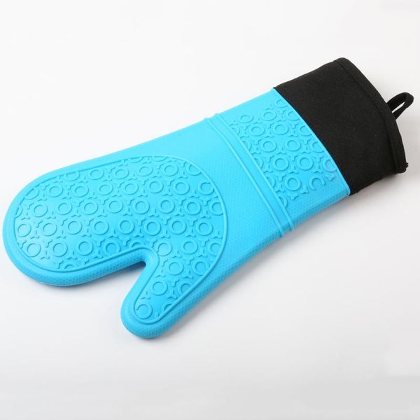 

wholesale waterproof non-slip silicone cotton gloves microwave use high temperature resistant kitchen silicone gloves anti-baking dh0052