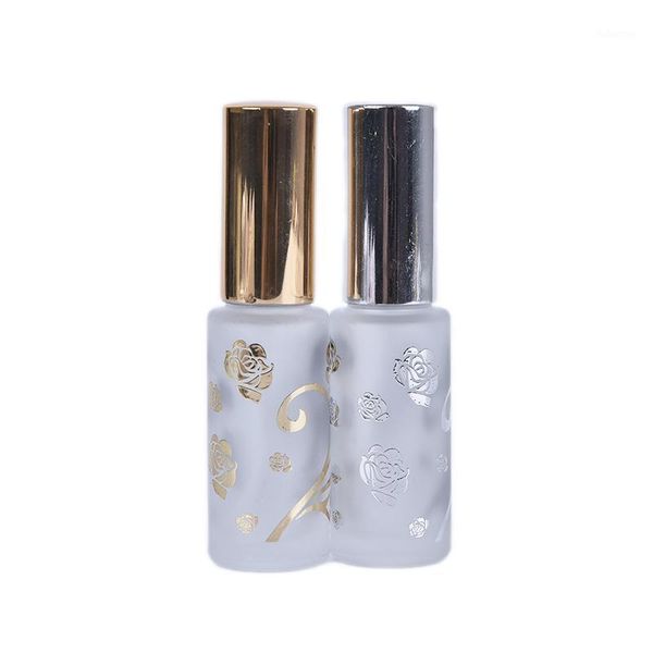 

1pcs portable 12ml frosted glass/ metal perfume bottles empty spray atomizer refillable bottle scent case with travel size1