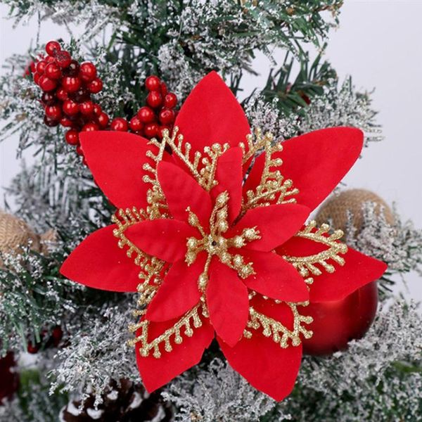 

5шт имитация цветов рождественская елка подвеска цветок подвеска xmas цветок подвеска партии декор для рождественской вечеринки bbyqko hotcl