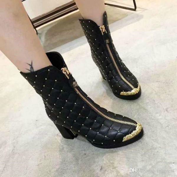 

autumn and winter new women's boots urban casual shoes ladies boots wild classic fashion short boots, Black