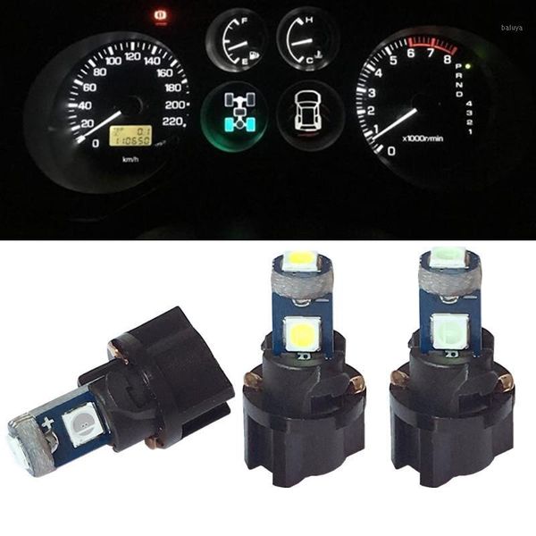 

emergency lights 10pcs t5 led car auto 3 smd 3030 wedge light bulb lamp dash board instrument white pink ice blue red yellow green1
