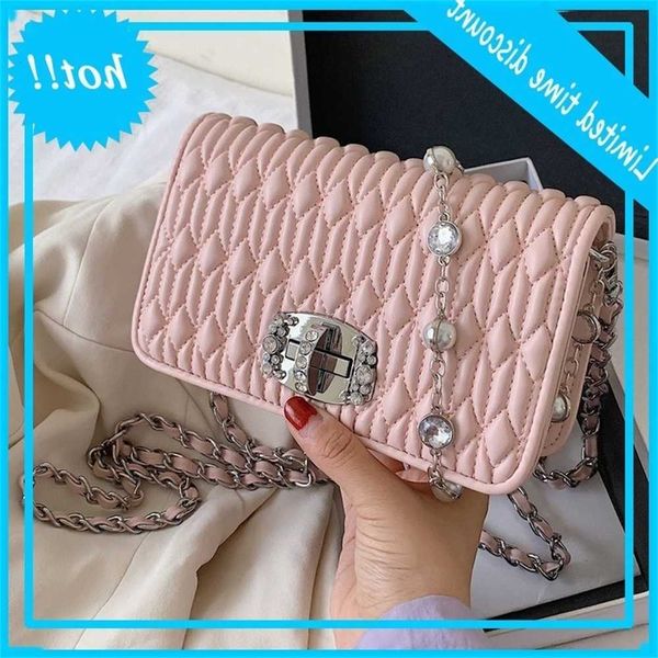 

women handbag 2021 new fashion plooien crossbody messenger small smelly horse fold street chain shoulder bag