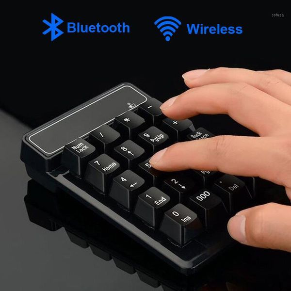 

keyboards 2.4ghz wireless keyboard mini usb numeric keypad 19 keys number pad numpad receiver for accounting lappc computer1