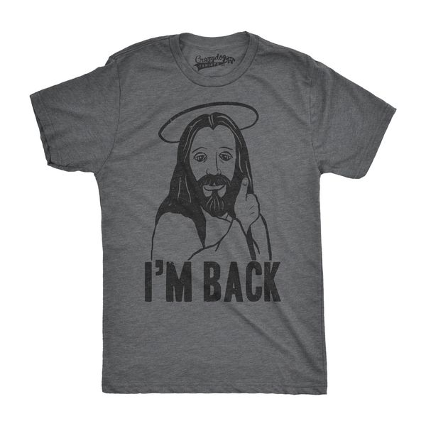 

summer cool mens i'm back funny jesus easter sunday hilarious holiday fashion funny sport hooded sweatshirt hoodie men t shirt