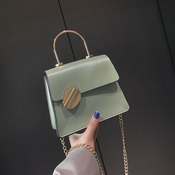 

summer korean-style lady's one-shoulder messenger bag ins metal handbag