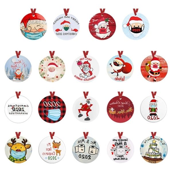 

quarantine 2020 christmas tree ornament personalized survivor hanging pendants christmas new year holiday hanging decorations