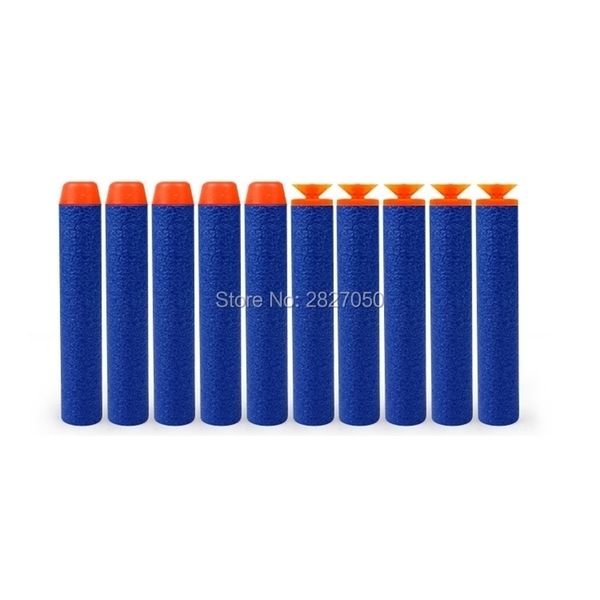 

414420pcs soft hollow hole head blue 7.2cm refill darts toy gun foam safe sucker bullet for boy childs kid nerf