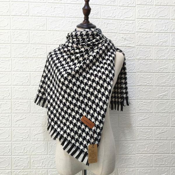 

scarves 2021 luxury cashmere palid scarf women winter bandana warm shawls and wraps bufanda thick blanket, Blue;gray