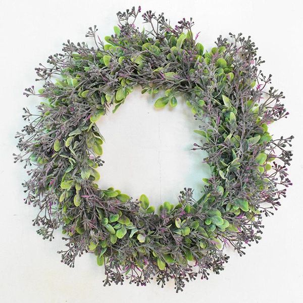 

американский стекались лаванда трава garland венки рождественские принадлежности свадебные двери окна украшения кулон венок поддельные расте