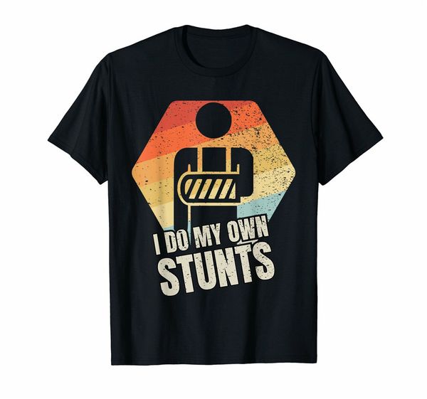 

i do my own stunts t-shirt broken arm gifts funny injury t-shirt loose plus size tee shirt sport hooded sweatshirt hoodie