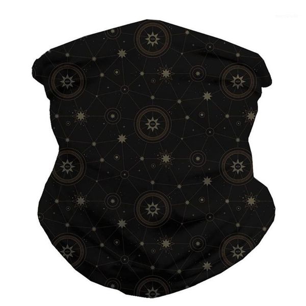 

polyester fiber cycling face mask head scarf neck warmer multi function ski balaclava headband august 1st1, Black