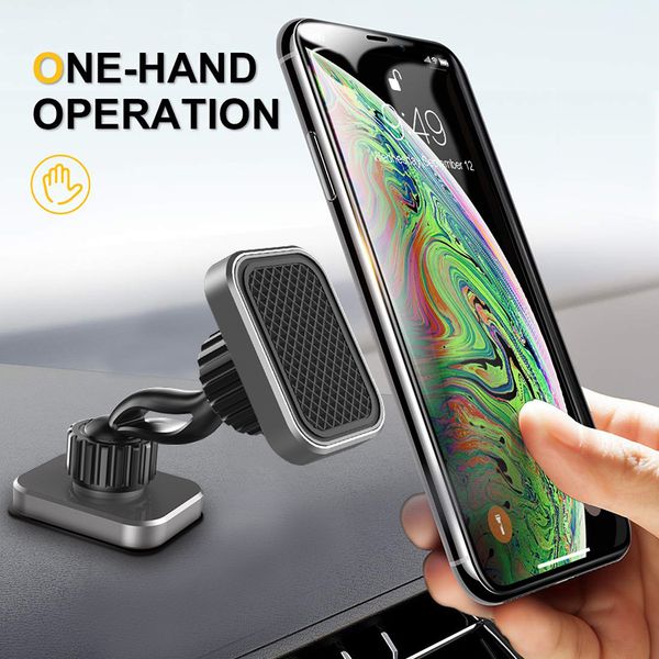 

xmxczkj magnetic phone iphone 11 pro in car 360 degree gps strong magnet holder for xiaomi dashboard mount