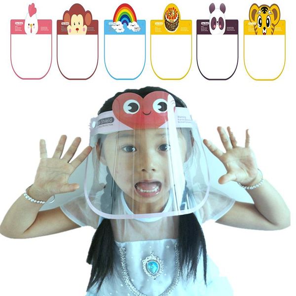 

20pcs child face shield protective face mask dust windproof adjustable cute safety kid clear full face mask bbyjtp lipper