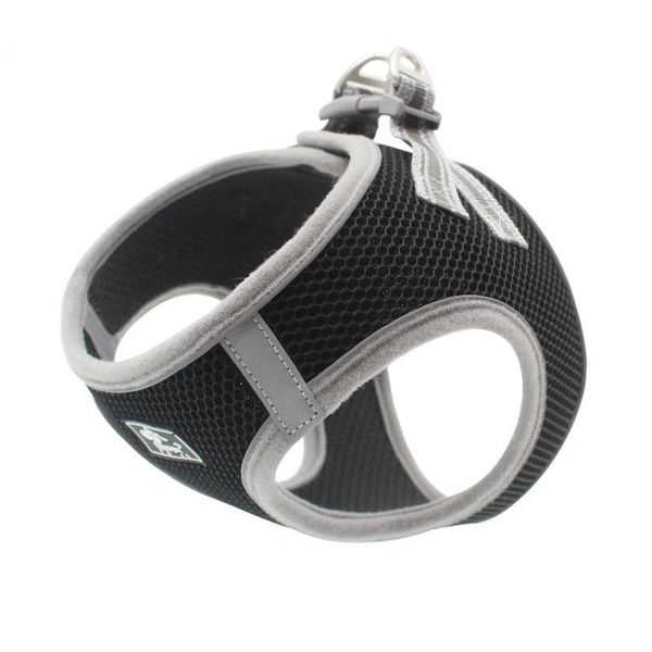 

dog collars & leashes harness pet leash polyester mesh light breathable chest back reflective strap vest