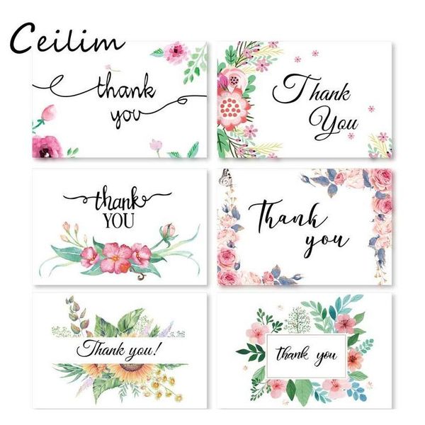 

6 card + 6 envelope per set cartoon mini greeting thank you card birthday christmas gift card envelope writing paper stationery o960l, Slivery;golden