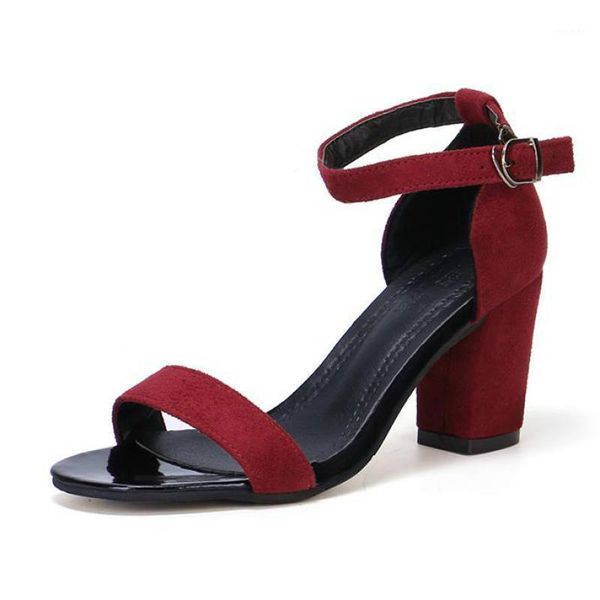 

lzj 2020 summer women sandals open toe women's sandles thick heel women pumps shoes korean style gladiator shoes high heel1, Black