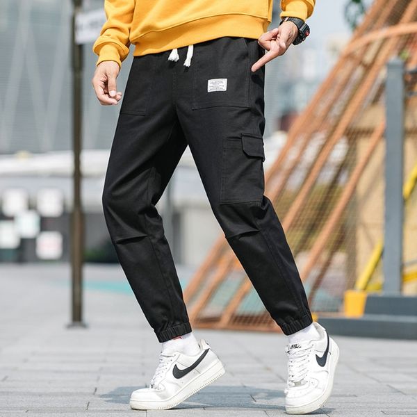 

zqdtd men 2020 new tbwd6 style casual pants pants overallsoveralls fashion brand men's corset overalls overallscasual men's wear j, Blue