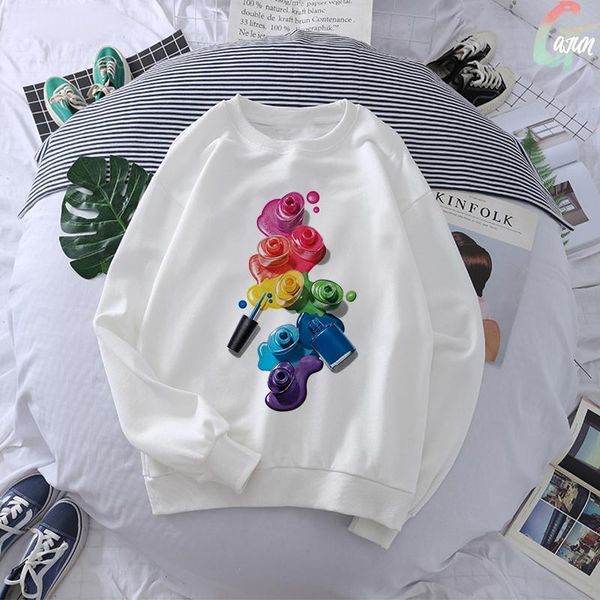 

women's hoodies & sweatshirts winter warm casual loose 3d tie dye print woman fashion harajuku sudaderas women hoodie ulzzang clothing, Black