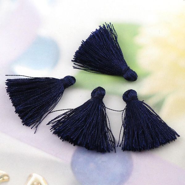 

30pcs colorful 25mm mini cotton tassels small tassels for boho jewelry making supplies bracelet earrings findings components h bbyzxc