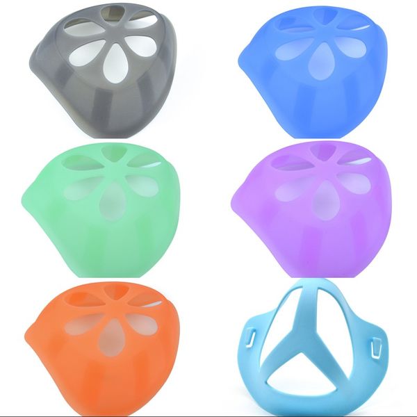 

muiti color face mask bracket breathable silica gel smoothly mouth nose three dimensional woman man mouth mask brackets 2 4yt k2